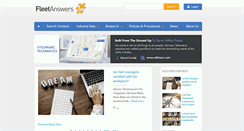 Desktop Screenshot of fleetanswers.com